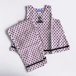 Girls Polka Dot Top Pants